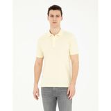 Pierre Cardin Erkek Limon Slim Fit Basic Tişört 50280754-VR035 - 3XL