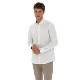 Pierre Cardin Erkek Mavi Gömlek Desenli 50307171-VR036
