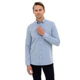 Pierre Cardin Erkek Mavi Gömlek Desenli 50316768-VR036