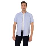 Pierre Cardin Erkek Mavi Gömlek Kısa Kollu 50307073-VR036