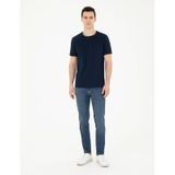 Pierre Cardin Erkek Mavi Jean Pantolon 50285133-vr036