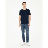 Pierre Cardin Erkek Mavi Slim Fit Jean Pantolon 50285133-VR036 - 42 - 30