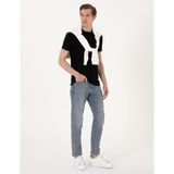 Pierre Cardin Erkek Mavi Slim Fit Jean Pantolon 50302709-VR036 - 33