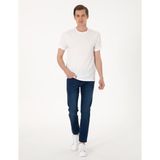 Pierre Cardin Erkek Mavi Slim Fit Jean Pantolon 50309099-VR036 - 32