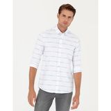 Pierre Cardin Erkek Mavi Slim Fit Uzun Kollu Gömlek 50296902-VR036