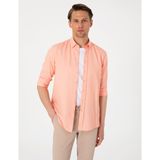Pierre Cardin Erkek Mercan Gömlek Desenli 50306996-VR186