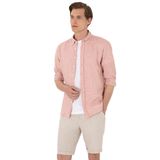 Pierre Cardin Erkek Mercan Gömlek Desenli 50307133-VR186