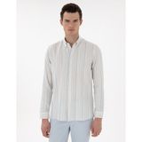 Pierre Cardin Erkek Mint Regular Fit Uzun Kollu Gömlek 50305058-VR152 - Koyu Mint