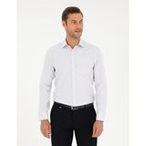 Pierre Cardin Erkek Mor Slim Fit Uzun Kollu Gömlek 50294168-VR038