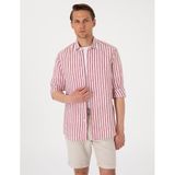 Pierre Cardin Erkek Nar Çiçeği Gömlek Desenli 50304531-VR239