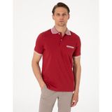 Pierre Cardin Erkek Nar Çiçeği Slim Fit Tişört 50307562-VR239 - XL