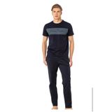 Pierre Cardin Erkek Pamuklu Pijama Takımı, Lacivert, M Beden 84270468248788