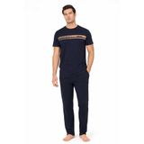 Pierre Cardin Erkek Penye Kısakol Pijama Takımı, Lacivert, S Beden TYB50266Y8AHGCPY15