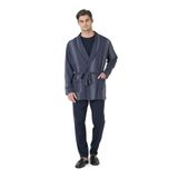 Pierre Cardin Erkek Pijama Takımı, 3'lü Set, Lacivert, M Beden