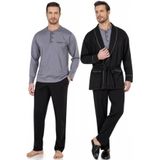 Pierre Cardin Erkek Pijama Takımı, 5'li Çeyiz Seti, Boxer, Atlet, Çorap, Siyah, M