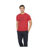 Pierre Cardin Erkek Pijama Takımı, Kısa Kollu, Kırmızı, M Beden