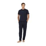 Pierre Cardin Erkek Pijama Takımı, Kısa Kollu, Lacivert, S Beden