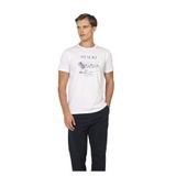 Pierre Cardin Erkek Pijama Takımı, Kısa Kollu,%100 Pamuk, Beyaz, L