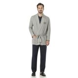 Pierre Cardin Erkek Pijama Takımı, Röpteşambır, Gri, XL Beden
