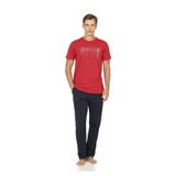Pierre Cardin Erkek Pijama Takımı,%100 Pamuk, Kırmızı, 2XL