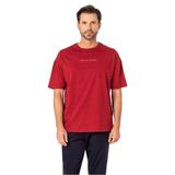 Pierre Cardin Erkek Pijama Takımı,%100 Pamuk, Yuvarlak Yaka, Kırmızı, 2XL