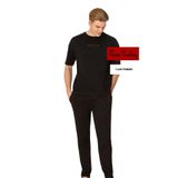 Pierre Cardin Erkek Pijama Takımı,%100 Pamuk, Yuvarlak Yaka, Yazılı, Siyah, S Beden