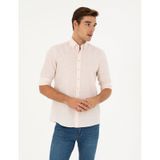 Pierre Cardin Erkek Pudra Gömlek Desenli 50284168-vr042