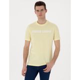 Pierre Cardin Erkek Sarı Regular Fit Tişört 50302582-VR044 - M
