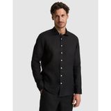 Pierre Cardin Erkek Siyah %100 Keten Regular Fit Uzunkollu Gömlek 50320945-VR046