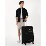 Pierre Cardin Erkek Siyah Büyük Boy Kumaş Valiz 50312932-VR046