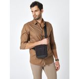 Pierre Cardin Erkek Siyah Çok Bölmeli Çapraz Askılı Omuz ve Göğüs Çantası Purföy Çanta 01PC00100