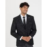 Pierre Cardin Erkek Siyah Ekstra Slim Fit Yün Karışımlı Blazer Ceket 50273154-VR046 - 6 Drop