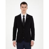 Pierre Cardin Erkek Siyah Esnek Fit Blazer Ceket 50287775-VR046 - 6 Drop