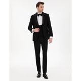 Pierre Cardin Erkek Siyah Ex. Slim Fit Yelekli Smokin 50306221-VR046 - 52 - 6 Drop