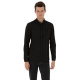 Pierre Cardin Erkek Siyah Gömlek Desenli 50311110-VR046