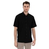 Pierre Cardin Erkek Siyah Gömlek Kısa Kollu 50307091-VR046