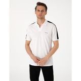 Pierre Cardin Erkek Siyah Kol Detaylı Slim Fit Polo Yaka Tişört 50307520-VR046 - XL
