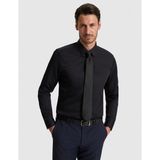 Pierre Cardin Erkek Siyah Non Iron Kolay Ütülenebilir Slim Fit Uzun Kollu Basic Gömlek 50321020-VR046