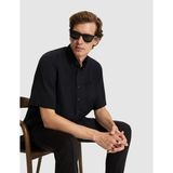 Pierre Cardin Erkek Siyah Oversize Kısa Kollu Gömlek 50320898-VR046