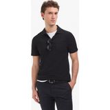 Pierre Cardin Erkek Siyah Regular Fit %100 Pamuk Kıvrılmaz Düğmeli Polo Yaka Basic Tişört 50325290-VR046
