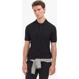 Pierre Cardin Erkek Siyah Regular Fit %100 Pamuk Kıvrılmaz Düğmeli Polo Yaka Basic Tişört 50325312-VR046