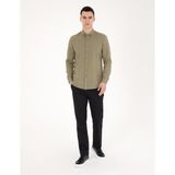 Pierre Cardin Erkek Siyah Regular Fit Kanvas Pantolon 50288510-VR046 - 34