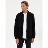 Pierre Cardin Erkek Siyah Regular Fit Örme Hırka 50317668-VR046