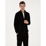 Pierre Cardin Erkek Siyah Regular Fit Polar Hırka 50314014-VR046 - 2XL