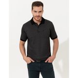 Pierre Cardin Erkek Siyah Regular Fit Polo Yaka Tişört 50250225-VR046 - M