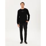 Pierre Cardin Erkek Siyah Regular Fit Scuba Kumaş Kargo Cepli Eşofman Altı 50292213-VR046 - XL