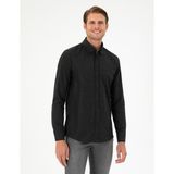 Pierre Cardin Erkek Siyah Regular Fit Uzun Kollu Gömlek 50292106-VR046