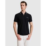 Pierre Cardin Erkek Siyah Slim Fit %100 Pamuk Apaş Yaka Tişört 50321029-VR046