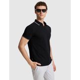 Pierre Cardin Erkek Siyah Slim Fit %100 Pamuk Apaş Yaka Tişört 50327845-VR046 - 2XL