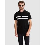 Pierre Cardin Erkek Siyah Slim Fit %100 Pamuk Düğmeli Polo Yaka Tişört 50310154-VR046